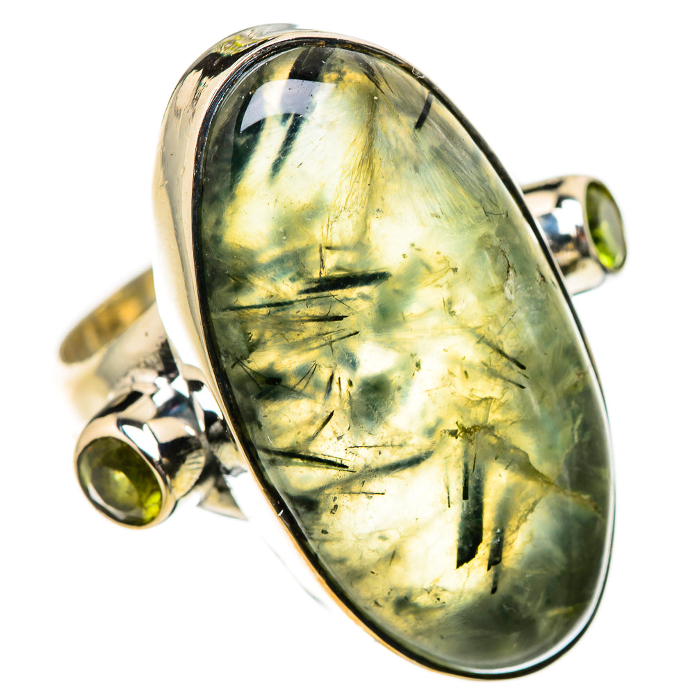 Prehnite Rings handcrafted by Ana Silver Co - RING133518 - Photo 2