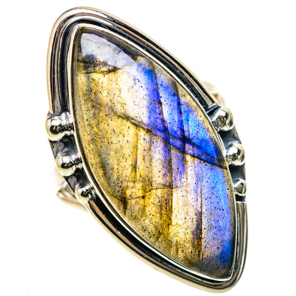 Labradorite Rings handcrafted by Ana Silver Co - RING133530 - Photo 2