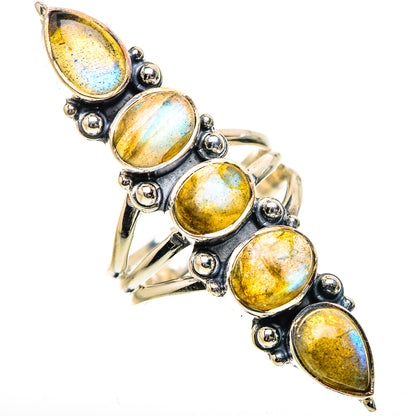 Labradorite Rings handcrafted by Ana Silver Co - RING133544 - Photo 2
