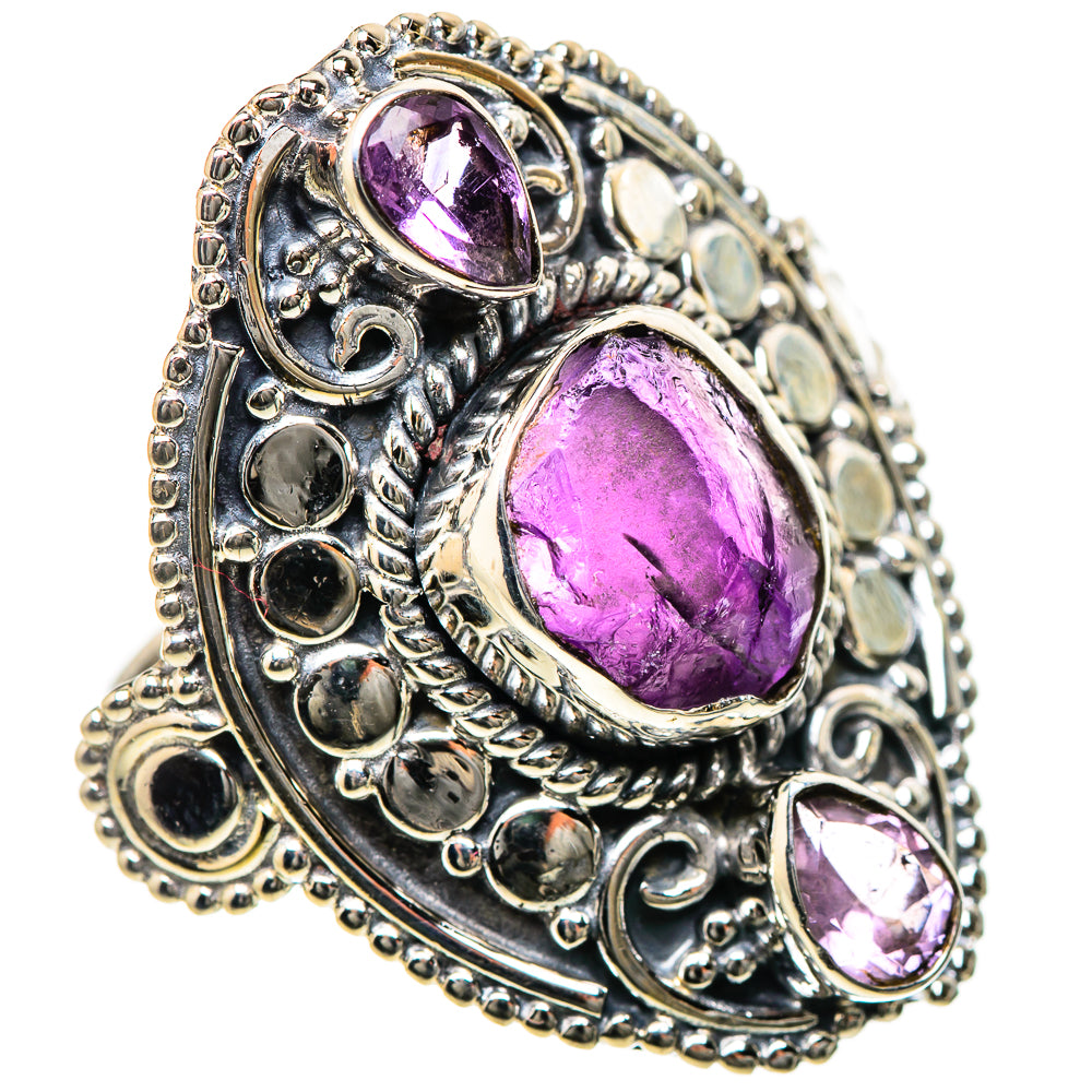 Amethyst Rings handcrafted by Ana Silver Co - RING133551 - Photo 2
