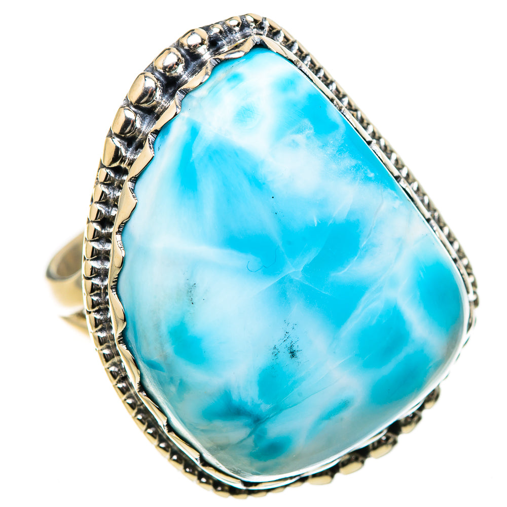 Larimar Rings handcrafted by Ana Silver Co - RING133559 - Photo 2