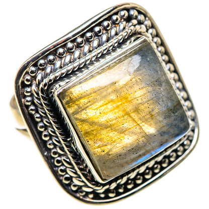 Labradorite Rings handcrafted by Ana Silver Co - RING133571 - Photo 2