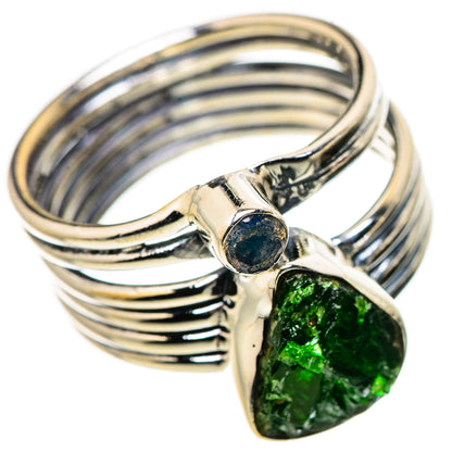 Chrome Diopside Rings handcrafted by Ana Silver Co - RING133576 - Photo 2