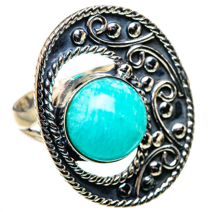 Amazonite Rings handcrafted by Ana Silver Co - RING133577 - Photo 2