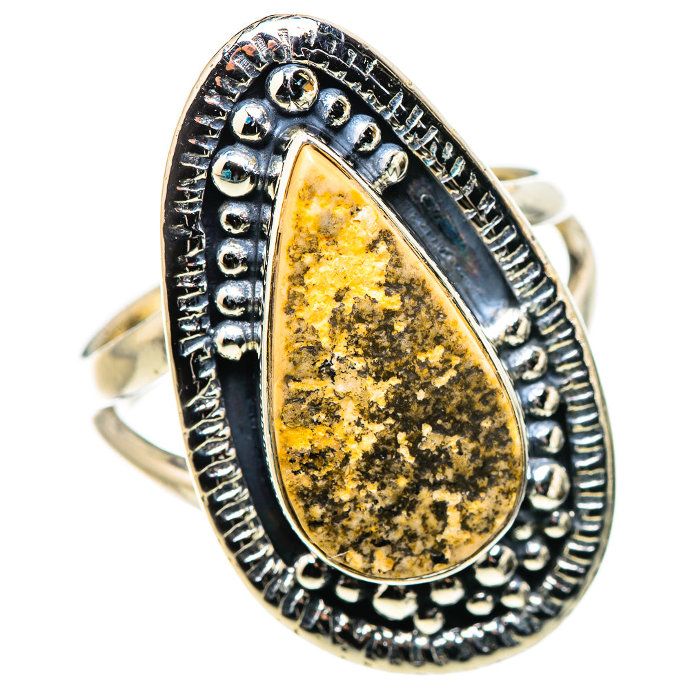 Germany Psilomelane Dendrite Rings handcrafted by Ana Silver Co - RING133579 - Photo 2