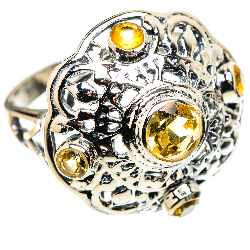 Citrine Rings handcrafted by Ana Silver Co - RING133580 - Photo 2