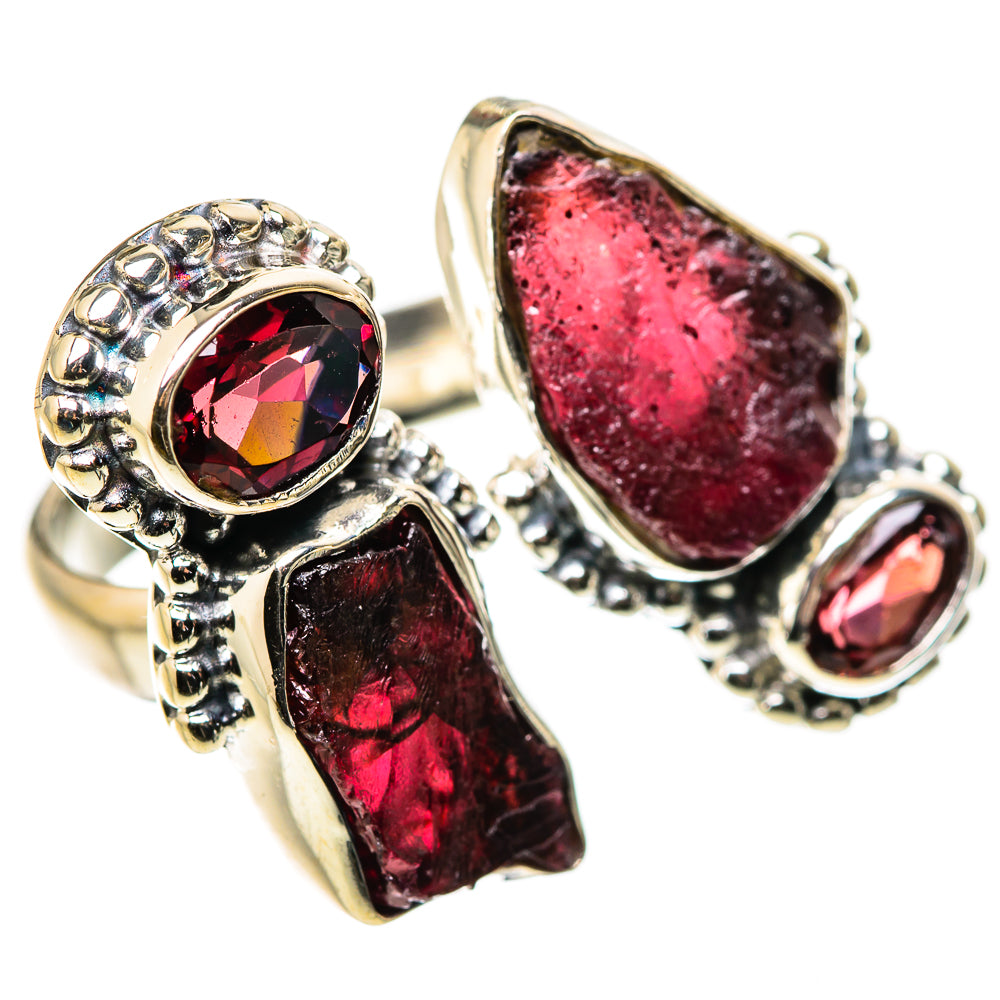 Garnet Rings handcrafted by Ana Silver Co - RING133584 - Photo 2