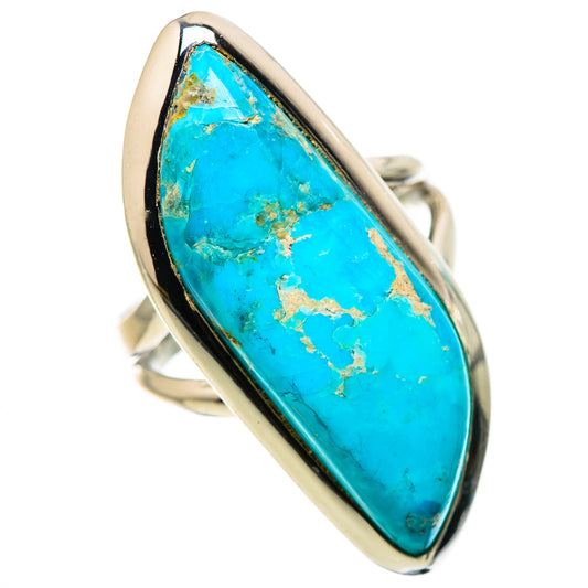 Chrysocolla Rings handcrafted by Ana Silver Co - RING133603 - Photo 2