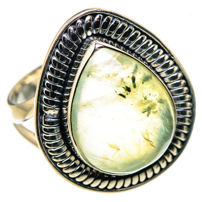 Prehnite Rings handcrafted by Ana Silver Co - RING133611 - Photo 2