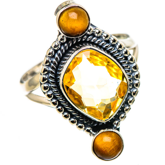 Citrine Rings handcrafted by Ana Silver Co - RING133614 - Photo 2