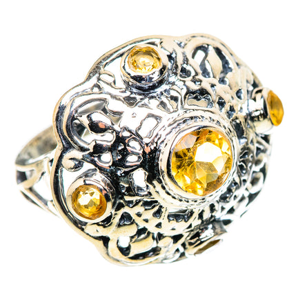 Citrine Rings handcrafted by Ana Silver Co - RING133615 - Photo 2
