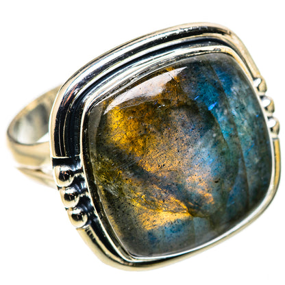 Labradorite Rings handcrafted by Ana Silver Co - RING133634 - Photo 2