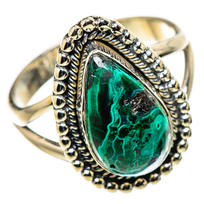 Malachite Rings handcrafted by Ana Silver Co - RING133642 - Photo 2