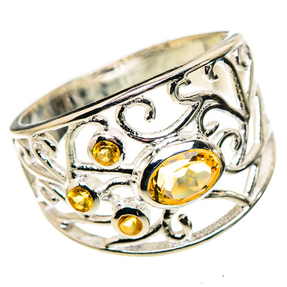 Citrine Rings handcrafted by Ana Silver Co - RING133645 - Photo 2