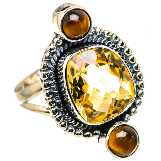 Citrine Rings handcrafted by Ana Silver Co - RING133646 - Photo 2