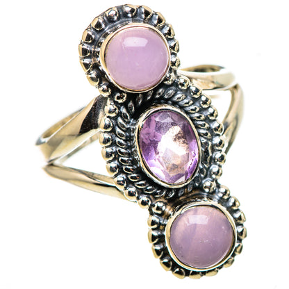 Rose Quartz Rings handcrafted by Ana Silver Co - RING133648 - Photo 2