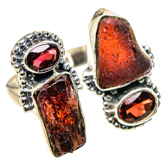 Garnet Rings handcrafted by Ana Silver Co - RING133649 - Photo 2