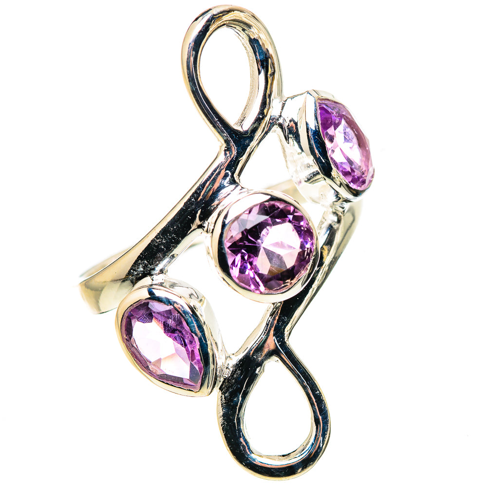 Amethyst Rings handcrafted by Ana Silver Co - RING133652 - Photo 2