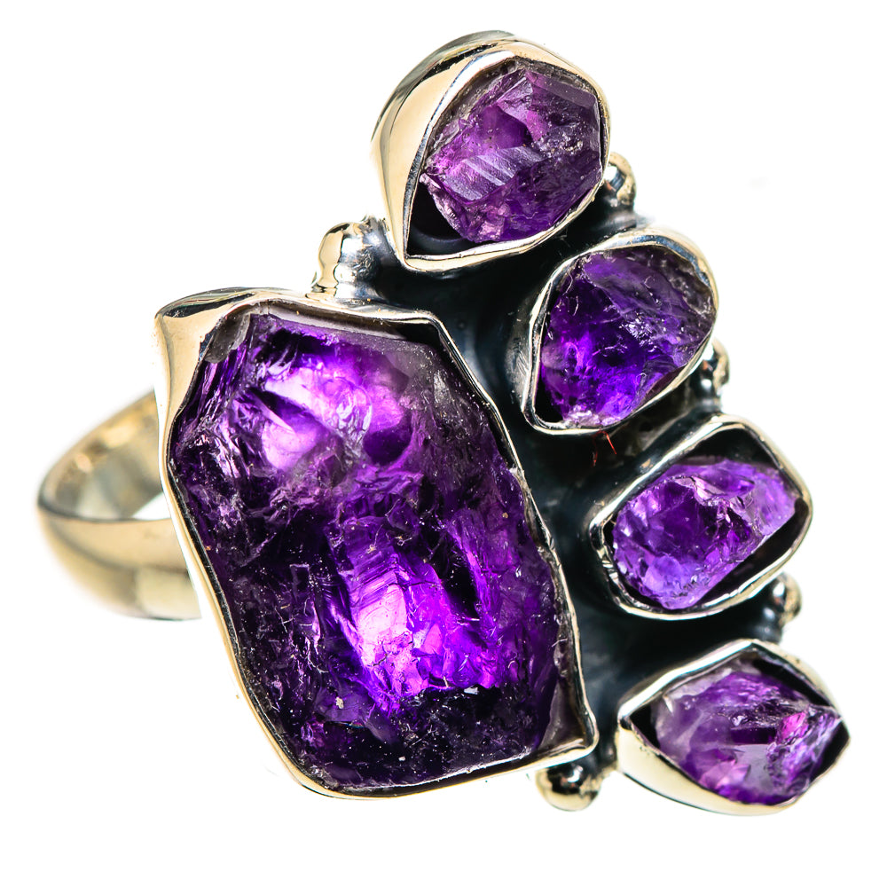 Amethyst Rings handcrafted by Ana Silver Co - RING133653 - Photo 2