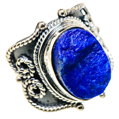 Lapis Lazuli Rings handcrafted by Ana Silver Co - RING133663 - Photo 2