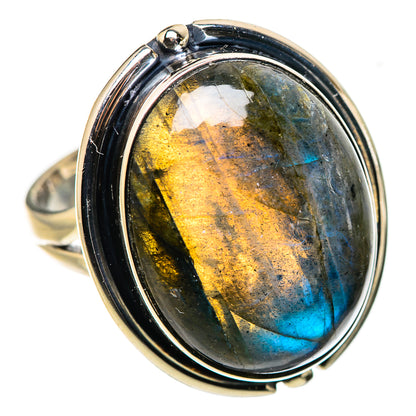 Labradorite Rings handcrafted by Ana Silver Co - RING133666 - Photo 2