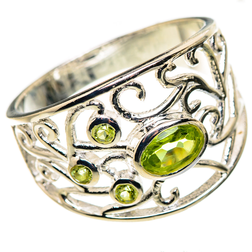 Peridot Rings handcrafted by Ana Silver Co - RING133673 - Photo 2