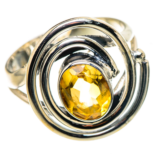 Citrine Rings handcrafted by Ana Silver Co - RING133674 - Photo 2