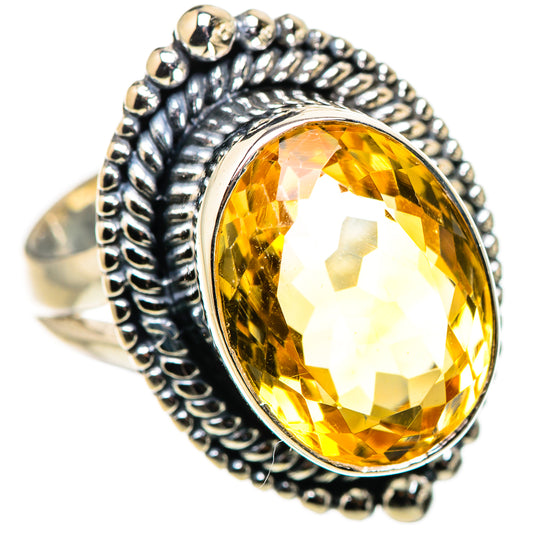 Citrine Rings handcrafted by Ana Silver Co - RING133675 - Photo 2
