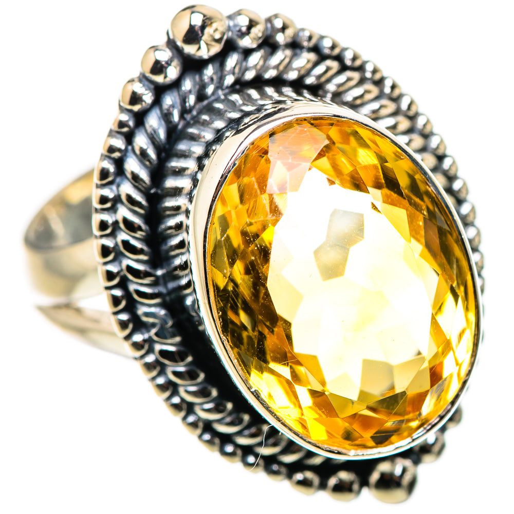 Citrine Rings handcrafted by Ana Silver Co - RING133675 - Photo 2