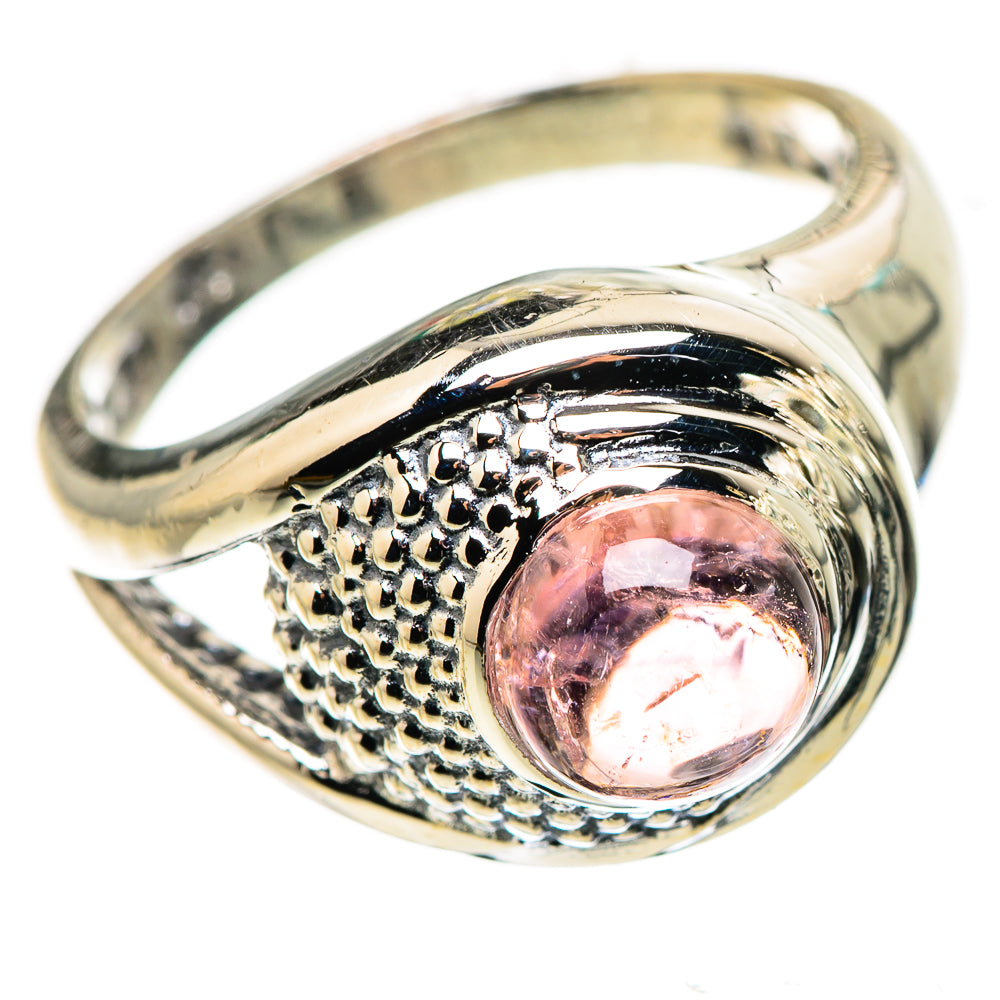 Rose Quartz Rings handcrafted by Ana Silver Co - RING133676 - Photo 2