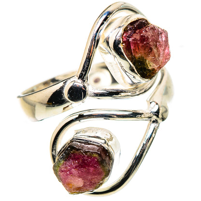 Watermelon Tourmaline Rings handcrafted by Ana Silver Co - RING133677 - Photo 2