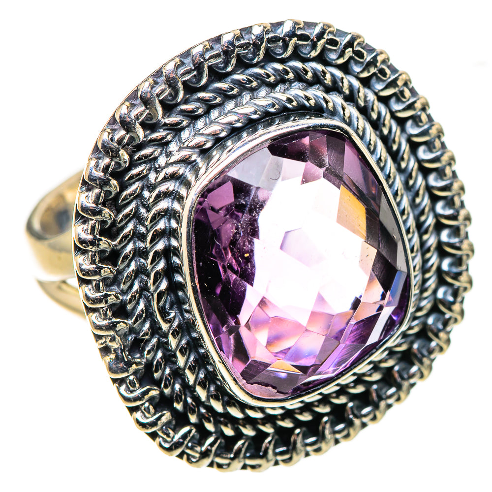 Amethyst Rings handcrafted by Ana Silver Co - RING133682 - Photo 2