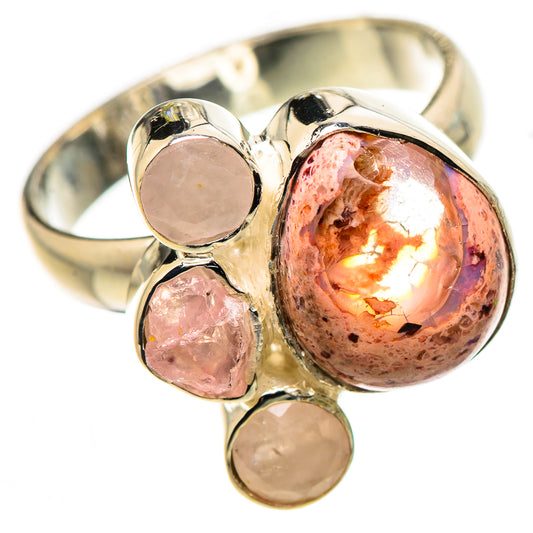Mexican Fire Opal Rings handcrafted by Ana Silver Co - RING133688 - Photo 2