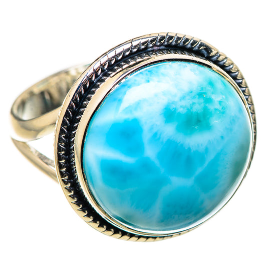 Larimar Rings handcrafted by Ana Silver Co - RING133694 - Photo 2