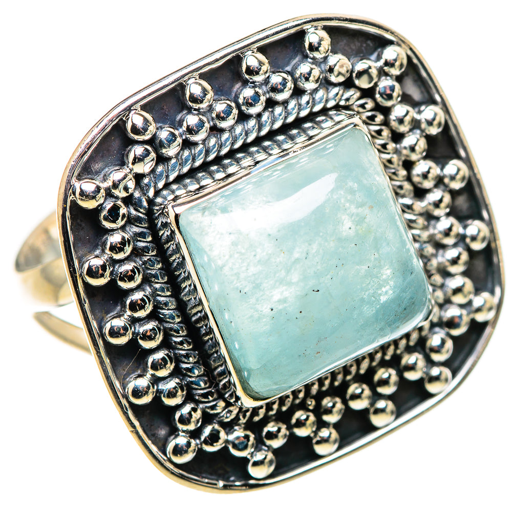 Aquamarine Rings handcrafted by Ana Silver Co - RING133699 - Photo 2