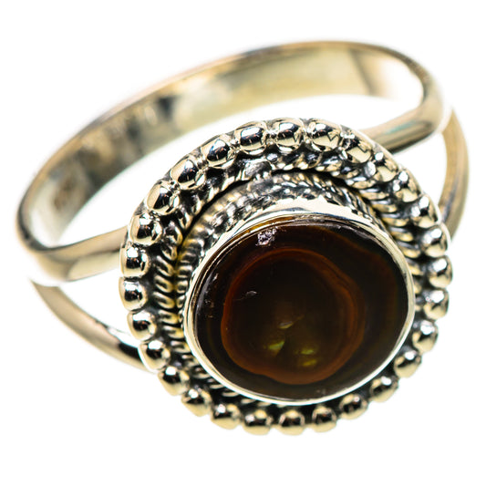 Mexican Fire Agate Rings handcrafted by Ana Silver Co - RING133704 - Photo 2