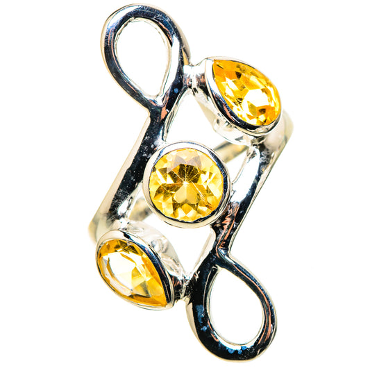 Citrine Rings handcrafted by Ana Silver Co - RING133705 - Photo 2