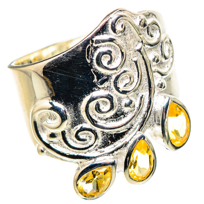 Citrine Rings handcrafted by Ana Silver Co - RING133706 - Photo 2