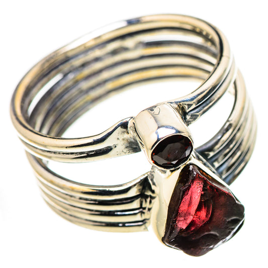 Garnet Rings handcrafted by Ana Silver Co - RING133708 - Photo 2