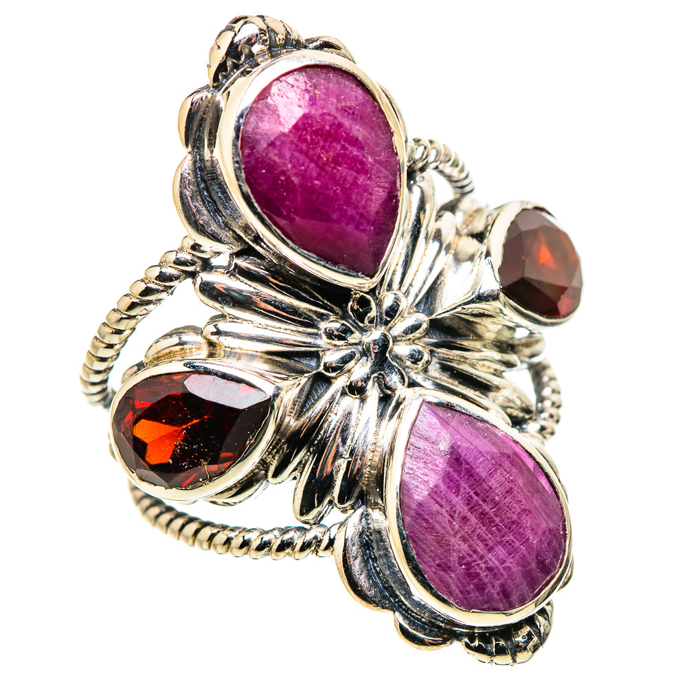 Ruby Rings handcrafted by Ana Silver Co - RING133709 - Photo 2