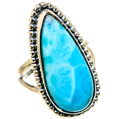 Larimar Rings handcrafted by Ana Silver Co - RING133721 - Photo 2