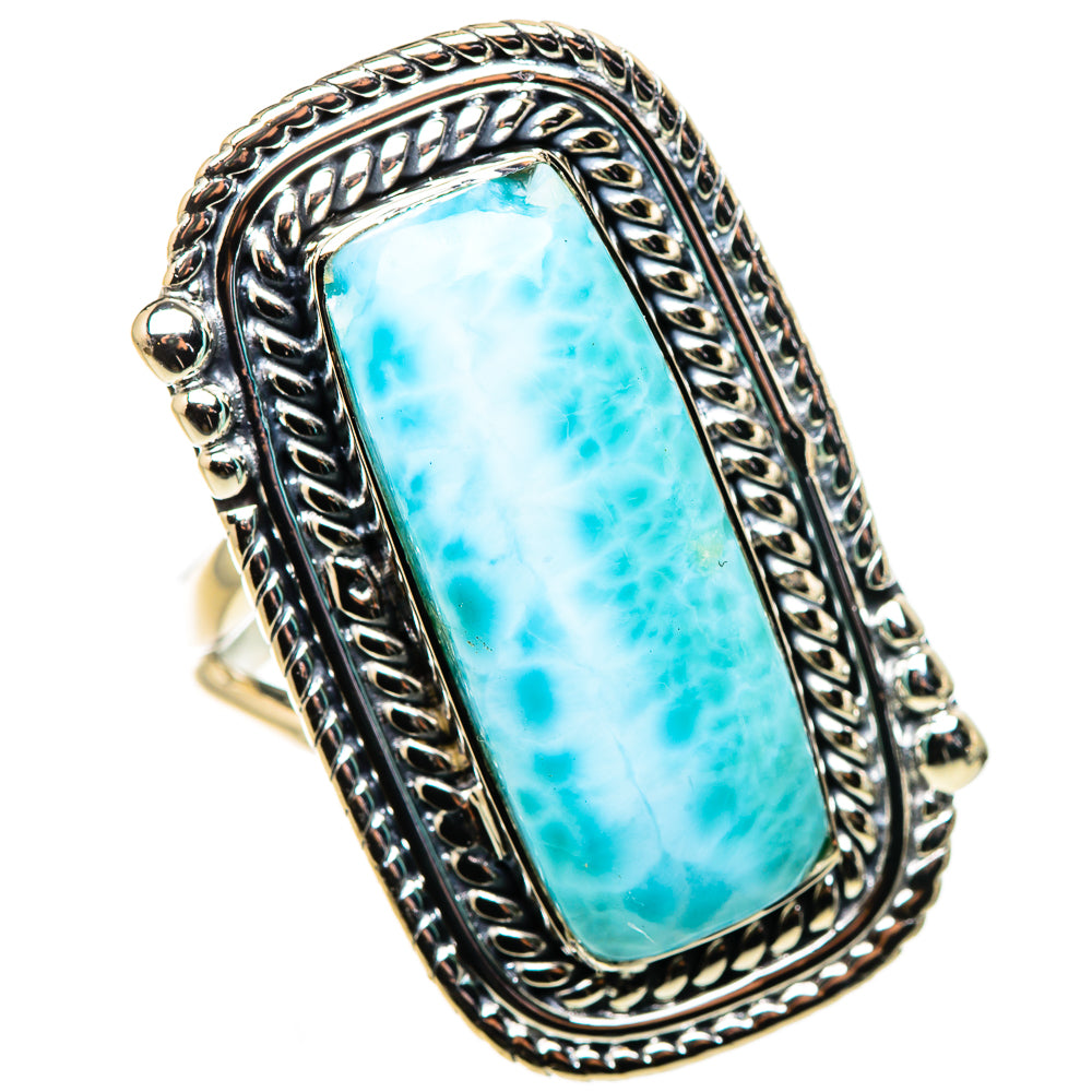 Larimar Rings handcrafted by Ana Silver Co - RING133725 - Photo 2