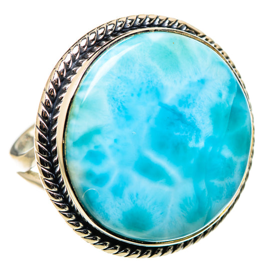 Larimar Rings handcrafted by Ana Silver Co - RING133726 - Photo 2