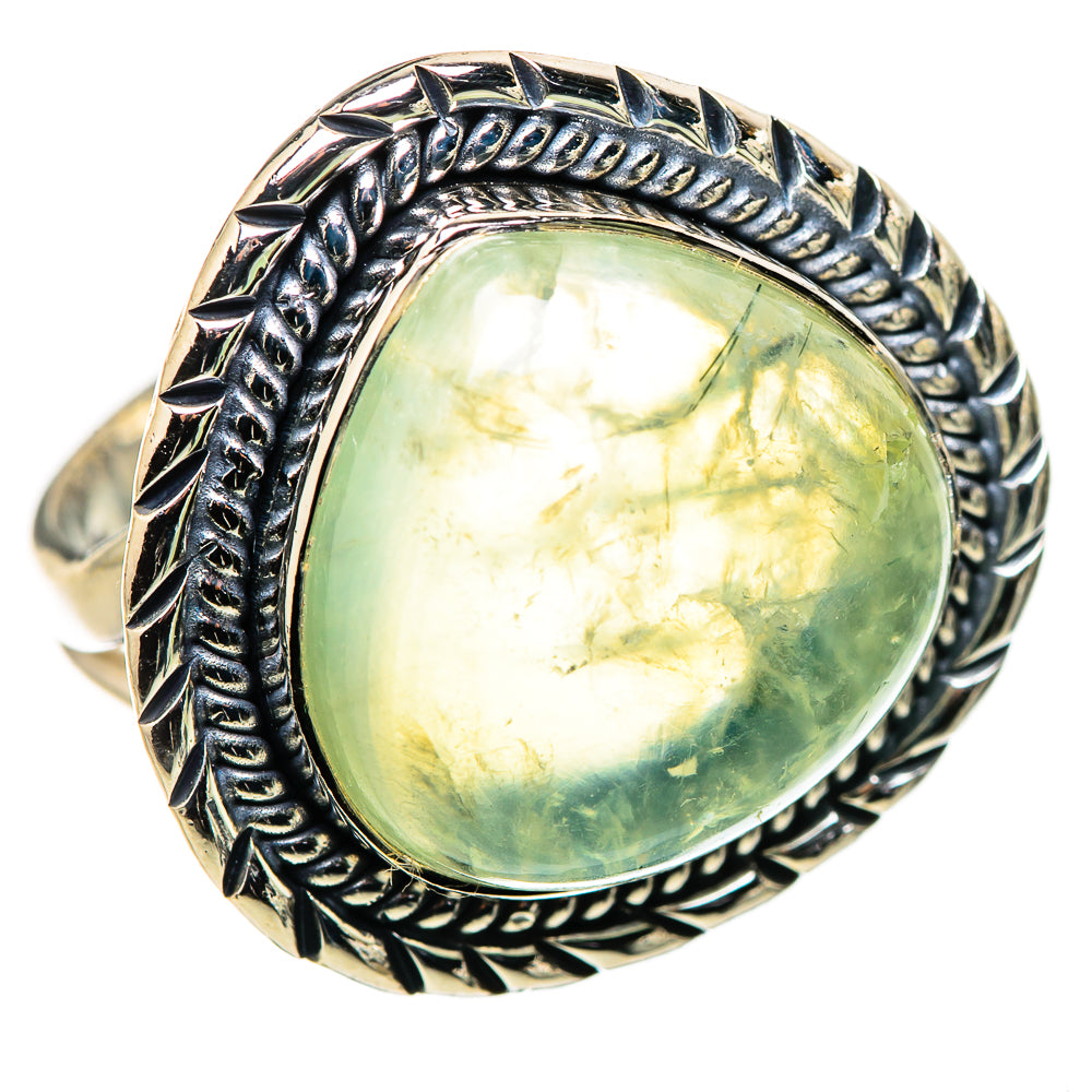 Prehnite Rings handcrafted by Ana Silver Co - RING133731 - Photo 2
