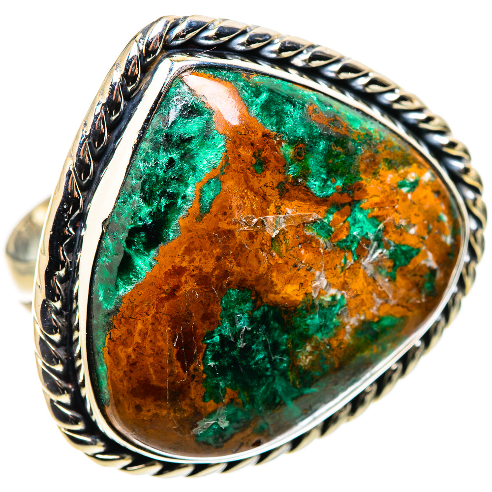 Malachite Rings handcrafted by Ana Silver Co - RING133732 - Photo 2