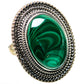 Malachite Rings handcrafted by Ana Silver Co - RING133733 - Photo 2