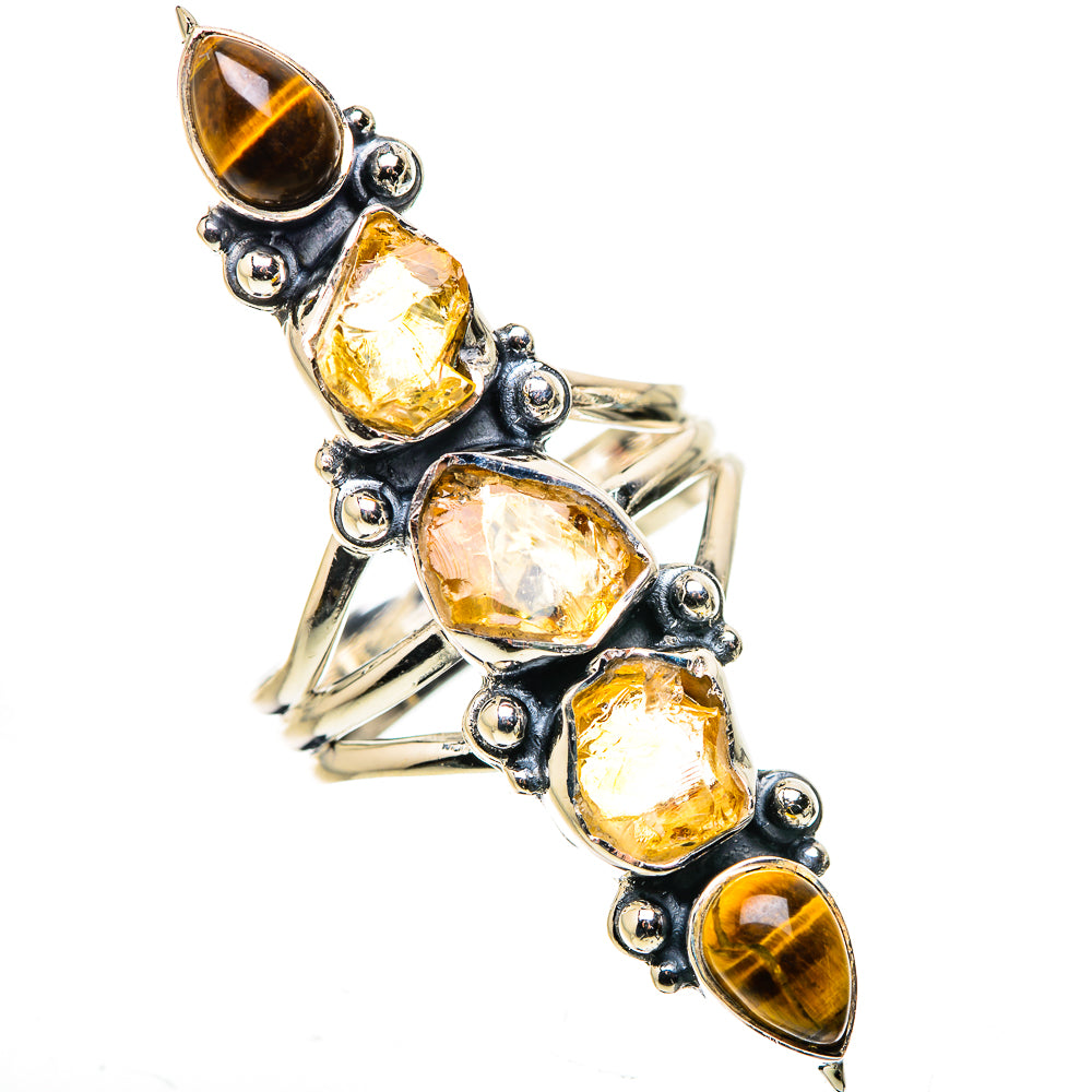 Citrine Rings handcrafted by Ana Silver Co - RING133737 - Photo 2