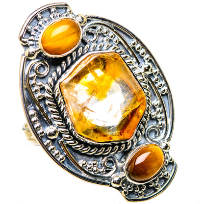 Citrine Rings handcrafted by Ana Silver Co - RING133738 - Photo 2