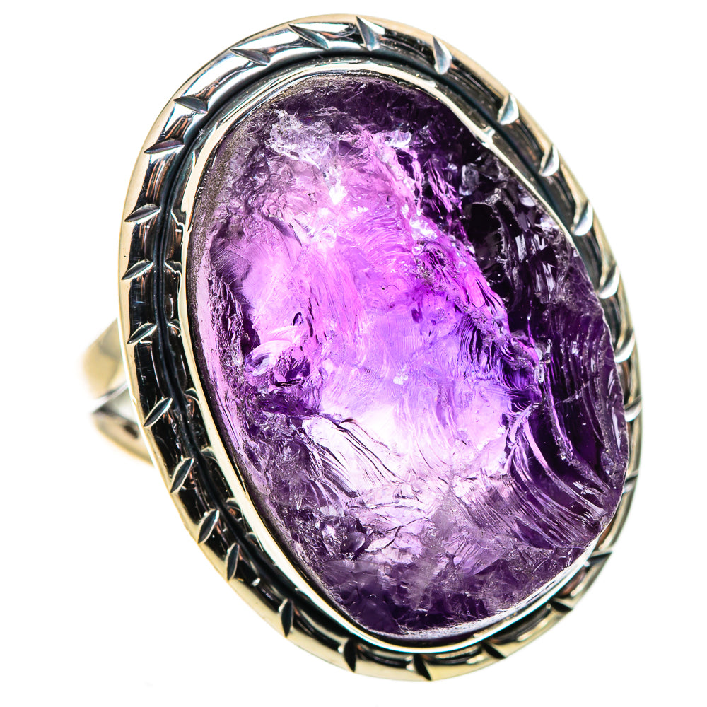 Amethyst Rings handcrafted by Ana Silver Co - RING133741 - Photo 2