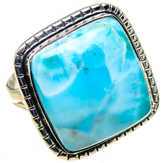 Larimar Rings handcrafted by Ana Silver Co - RING133754 - Photo 2
